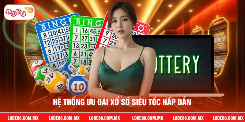 Hệ thống ưu đãi xổ số siêu tốc hấp dẫn